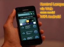 Menyalakan Lampu Rumah via Web WiFi Android