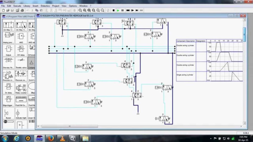 SIMULASI PNUEMATIC SISTEM CASCADE MENGGUNAKAN FESTO FLUID SIM 3 6