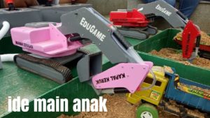 TRUK BEKO HIDROLIK | permainan anak di alun alun regol