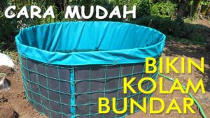 Tutorial Cara mudah Pembuatan Kolam Bundar/ Bioflok