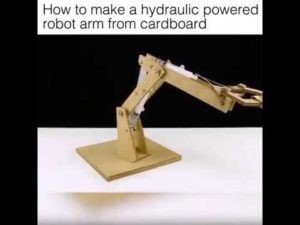 WOoW!! Kreatif! Begini Cara Membuat Robot Hidrolik dari Kertas