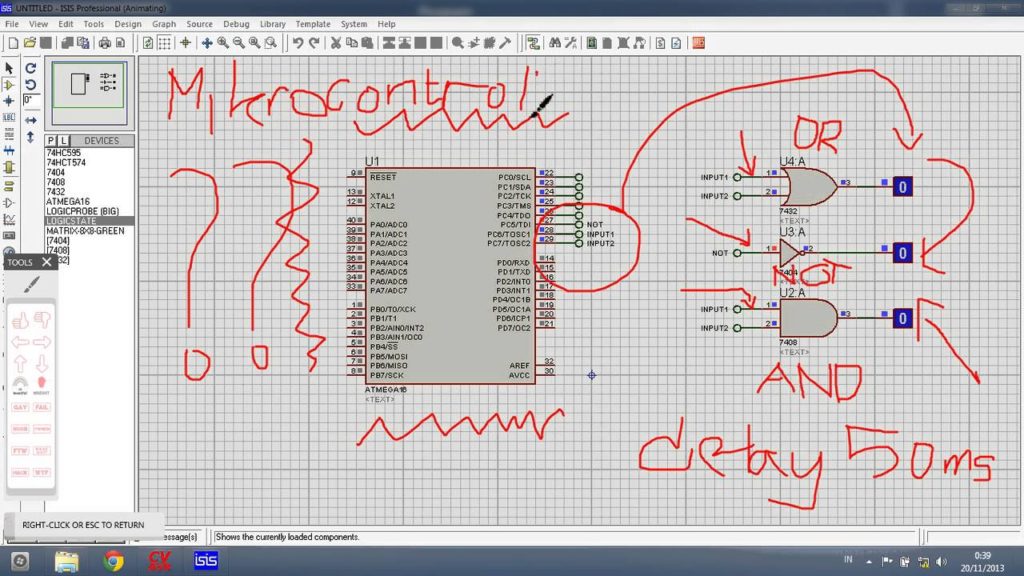 Animasi Gerbang Logika Mikrokontroller Teknik Mekatronika 2558