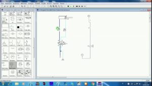 cara kerja selenoid valve, dengan fluidsim