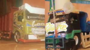 Modifikasi truk mainan anak petung