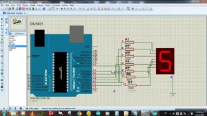 Seven Segment Display to Arduino in Proteus - Arduino Proteus Simulation tutorial # 16