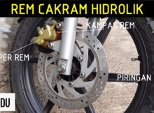 Sistem Rem Cakram Hidrolik Sepeda Motor & Scooter Matic: Komponen Fungsi dan Cara Kerja (Episode 2)