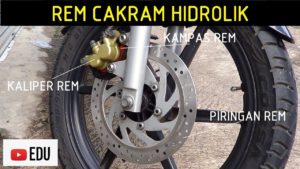 Sistem Rem Cakram Hidrolik Sepeda Motor & Scooter Matic: Komponen Fungsi dan Cara Kerja (Episode 2)