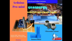 How to make Quadruped robot with Arduino Pro mini