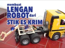 Membuat Lengan Robot Sederhana dari Stik Eskrim dikontrol dengan hp Android