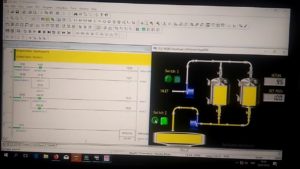 Membuat Simulasi pengisian Tanki Minyak (Project UAS PLC Kampus ISTN 2018)