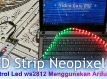 Kontrol Led Strip RGB WS2812b Neopixel Pakai Arduino Dengan 54 Mode Running LED