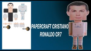 TUTORIAL CARA MEMBUAT PAPERCRAFT ( CRISTIANO RONALDO : CR7 )