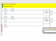 TUTORIAL PLC CX-ONE OMRON MOTOR REVERSE DAN MOTOR FORWARD DENGAN HMI