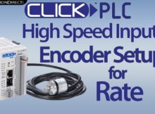 CLICK PLC High Speed Inputs: Encoder Setup for Rate