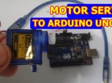 Cara Koneksi MOTOR SERVO ke ARDUINO UNO