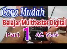 Cara menggunakan  multitester digital Part 1 ,Multitester tutorial