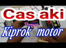 Cas aki otomatis pakai kiprok motor