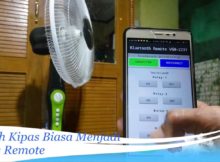 Keren bro! Kipas angin biasa di modif jadi kipas remote via smartphone