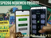 Kontrol Forward Reverse Melalui  Aplikasi Smartphone & Webserver Via Jaringan Wifi