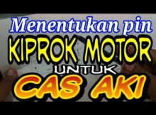 Menentukan pin kiprok motor untuk cas aki