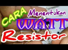 Menentukan watt resistor