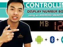 Mengendalikan Papan Nomer Lagu dengan Smartphone Android - PROJ#1