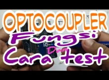 Optocoupler dan cara test nya