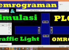 Pemrograman Ladder Diagram dan Simulasi Traffic light 4 Simpang menggunakan PLC OmRon