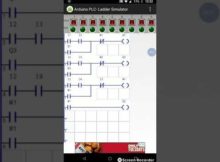 PLC Pneumatic Ladder Simulator App Arduino for Android - A+ B+ A- B- Cylinder Sequence #1