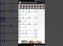 PLC Pneumatic Ladder Simulator App Arduino for Android - A+ B+ A- B- Cylinder Sequence #2