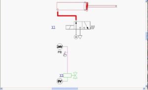 SINGLE ACTING CYLINDER LADDER DIAGRAM