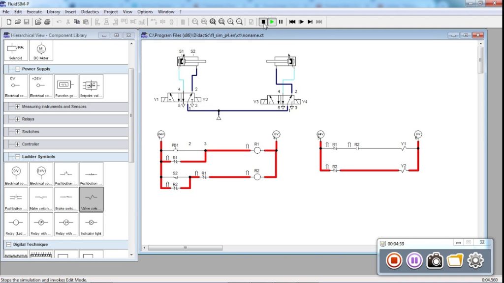 Tutorial Festo Fluidsim – Step By Step Program Ladder Plc Festo A+ A ...