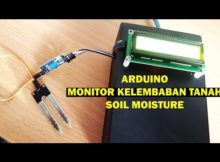 ARDUINO SOIL MOISTURE MONITOR KELEMBABAN TANAH