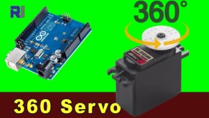 How to control 360 Continuous Servo with Arduino