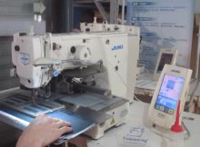 JUKI AMS-210EN-2210 Programmable Pattern Sewing Machine  Used Maquina De Coser Usada Tomsewing