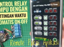 Kontrol Lampu Nyala Dan Mati Otomatis Berdasarkan Jam , Setting Waktu Pakai Aplikasi Android