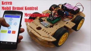 Membuat Mobil 4WD Remot Kontrol Sederhana (dikontrol menggunakan hape)