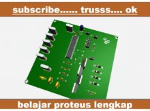 Membuat pcb dg proteus lengkap... Dari skematik, pcb layout print dan gambar 3D