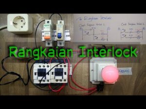 Rangkaian interlock kontaktor magnet