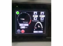 Simulasi Pembelajaran HMI - PLC Speedometer Mobil