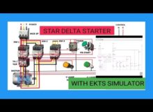 STAR DELTA STARTER WITH EKTS SIMULATOR