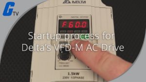 Startup Process on Delta's VFD-M Series AC Drive