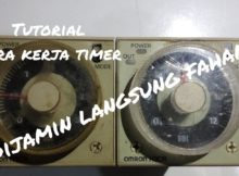 TUTORIAL CARA KERJA TDR (TIMER DELAY RELAY)