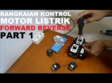 Cara pasang rangkaian kontrol motor listrik forward reverse/ bolak balik part 1