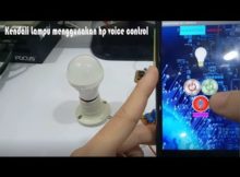 Menyalakan Lampu Menggunakan Hp android bluetooth Voice Control
