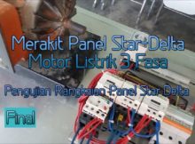 Merakit Panel Star Delta Motor Listrik 3 Fasa Part 4