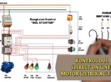 Merakit Rangkaian DOL (Direct On Line) Starter Motor Listrik AC 3 Fasa - Pengunci / Latching