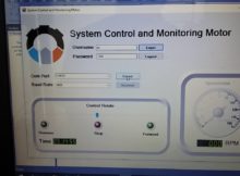 Sistem Kontrol dan Monitoring Motor dengan Visual Studio