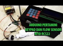 Arduino Pertamini Kendali Water Flow (isi ulang air) berbasis RFID RC522 dan keypad