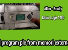 PLC ALLEN - BRADLY MICRO LOGIX 1400 || LOAD PROGRAM FROM MEMORI EXTERNAL | V133